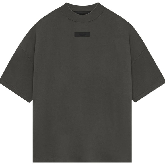 NWOT Essentials Forest Green Short Sleeve Tee - Picture 3 of 6